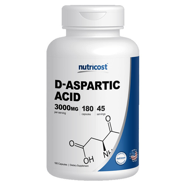 [헬스보충제] 뉴트리코스트 DAA 디 아스파틱산 180캡슐