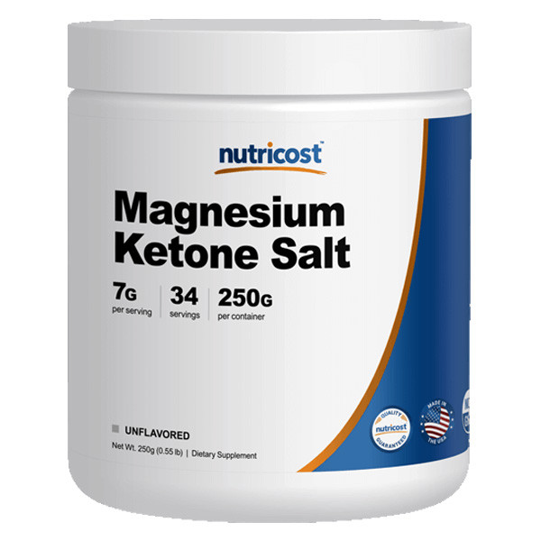 [케토제닉 다이어트 보조제] 뉴트리코스트 마그네슘 케톤 솔트 250g