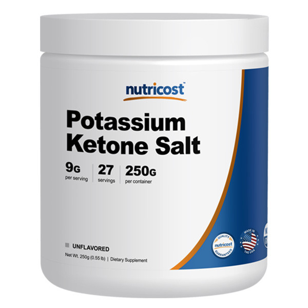 [케토제닉 다이어트 보조제] 뉴트리코스트 포타슘 케톤 솔트 250g