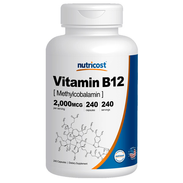 [비타민 영양제] 뉴트리코스트 비타민B12 대용량 240캡슐