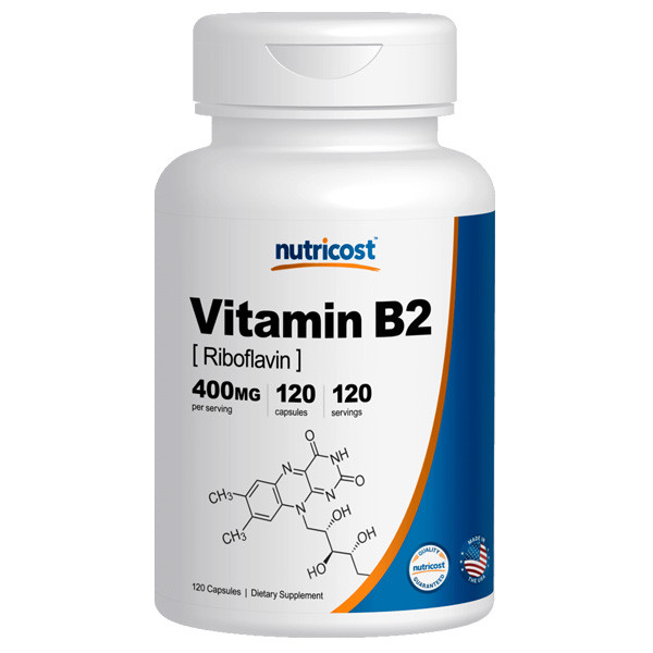 [비타민 영양제] 뉴트리코스트 비타민B2 대용량 120캡슐