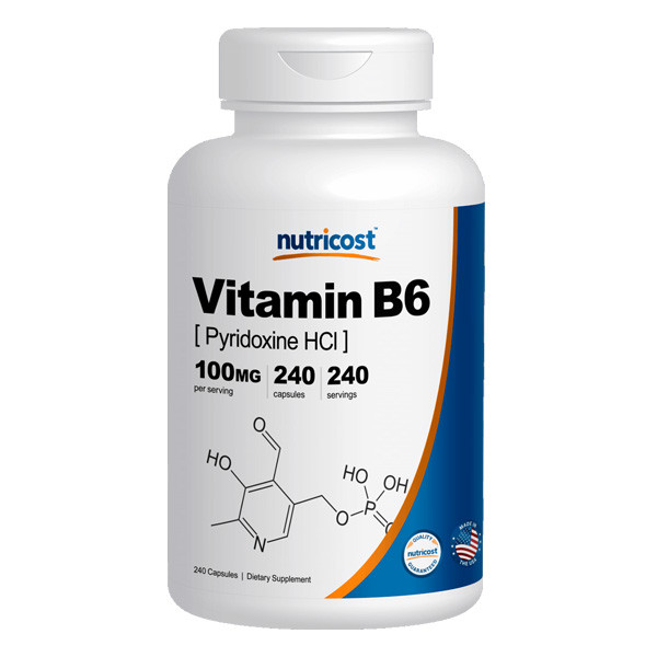 [비타민 영양제] 뉴트리코스트 비타민B6 대용량 240캡슐