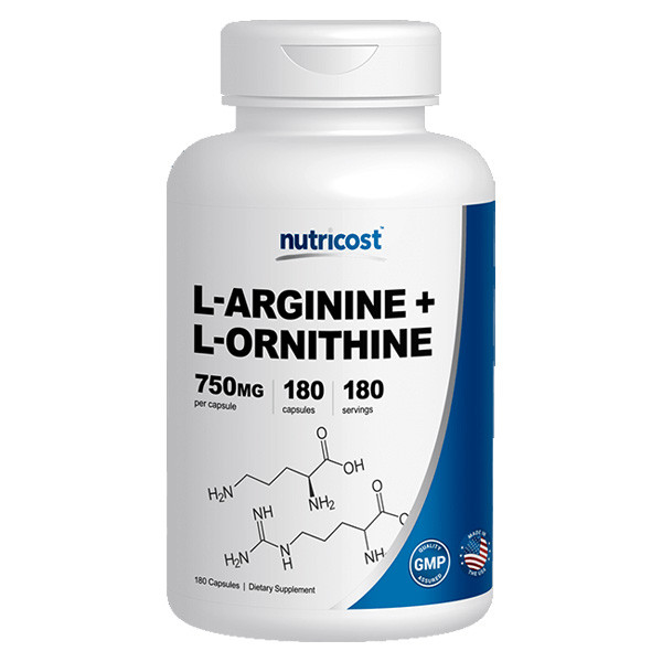 [남성건강보조제] 뉴트리코스트 L-아르기닌+오르니틴 180캡슐
