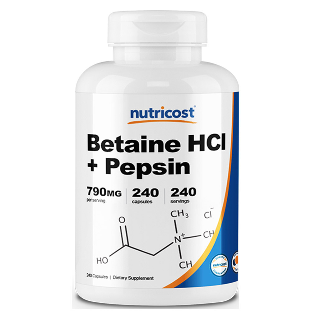 뉴트리코스트 베타인 HCI + 펩신 240캡슐